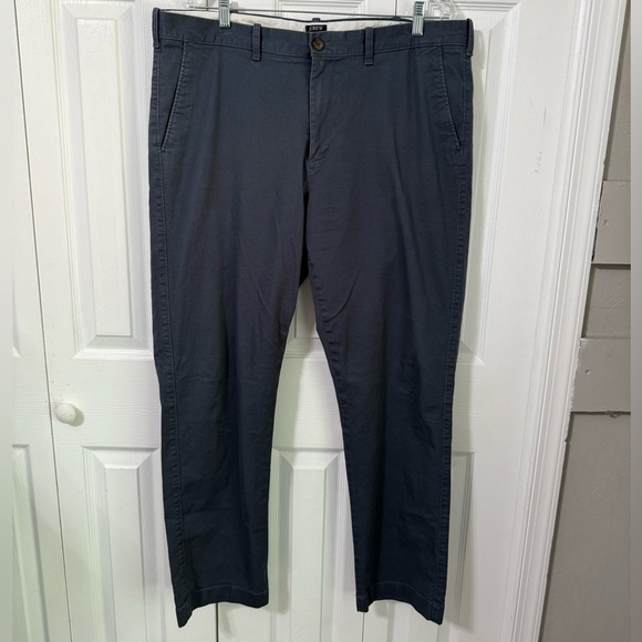 J Crew Men’s Flex Straight Leg Blue Chino Pants size 38 x 32 - Picture 6 of 6
